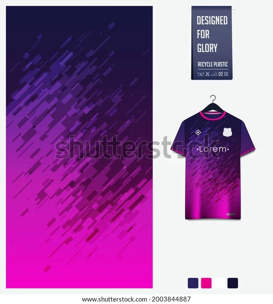 the front and back of a purple t - shirt with an abstract design on it