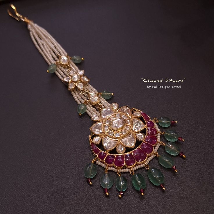 Bindiya Jewellery, Jewellery Stones, Papidi Billa, Beaded Wedding Jewelry, Bridal Jewellery Inspiration, Indian Wedding Jewelry Sets, Antique Jewellery Designs, Fancy Jewellery Designs, Antique Bridal Jewelry