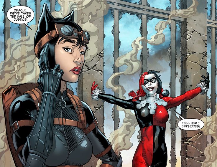 Harley And Catwoman, Gotham Catwoman, Among Us Comic, Gotham Sirens, Injustice Gods Among Us, Dc Women, Batman Stuff, Dynamic Duos, Batman And Catwoman