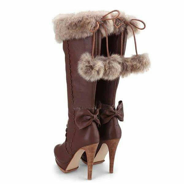 Boots Brown Knee Boots, Knee High Stiletto Boots, Brown Heeled Boots, Shoes Boots Heels, Fancy Shoes, Stiletto Boots, Girly Shoes, Boots Heels, Pretty Shoes