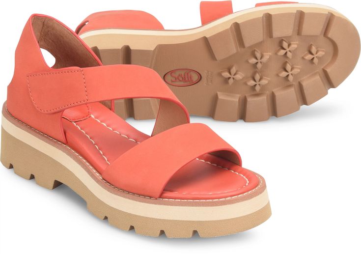 We created the Pru with a tri-color design for an added pop of color. Casual Footbed Sandals With Chunky Platform For Spring, Casual Open Toe Footbed Sandals With Chunky Platform, Trendy Spring Outdoor Sandals, Casual Footbed Sandals With Chunky Platform And Round Toe, Casual Chunky Platform Sandals For Spring, Trendy Outdoor Sandals For Spring, Casual Chunky Platform Sandals For Vacation, Spring Synthetic Sport Sandals With Lug Sole, Spring Sport Sandals With Lug Sole