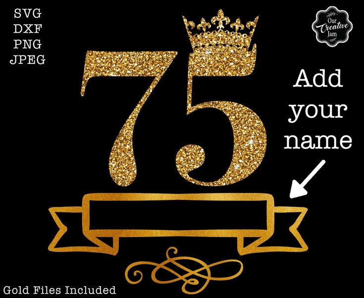 a black and gold birthday card with the number seven in it's center, which is