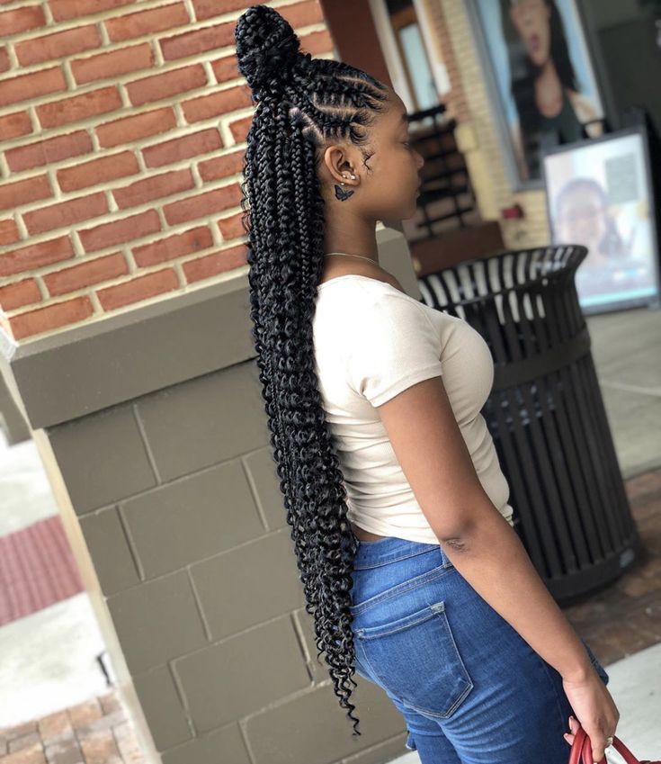 Goddess Braid Styles, Goddess Braids Hairstyles, African Hair Braiding Styles, Box Braids Hairstyles For Black Women, Cute Braided Hairstyles, Braids Hairstyles Pictures, Braided Cornrow Hairstyles, Beautiful Braids, Girls Hairstyles Braids