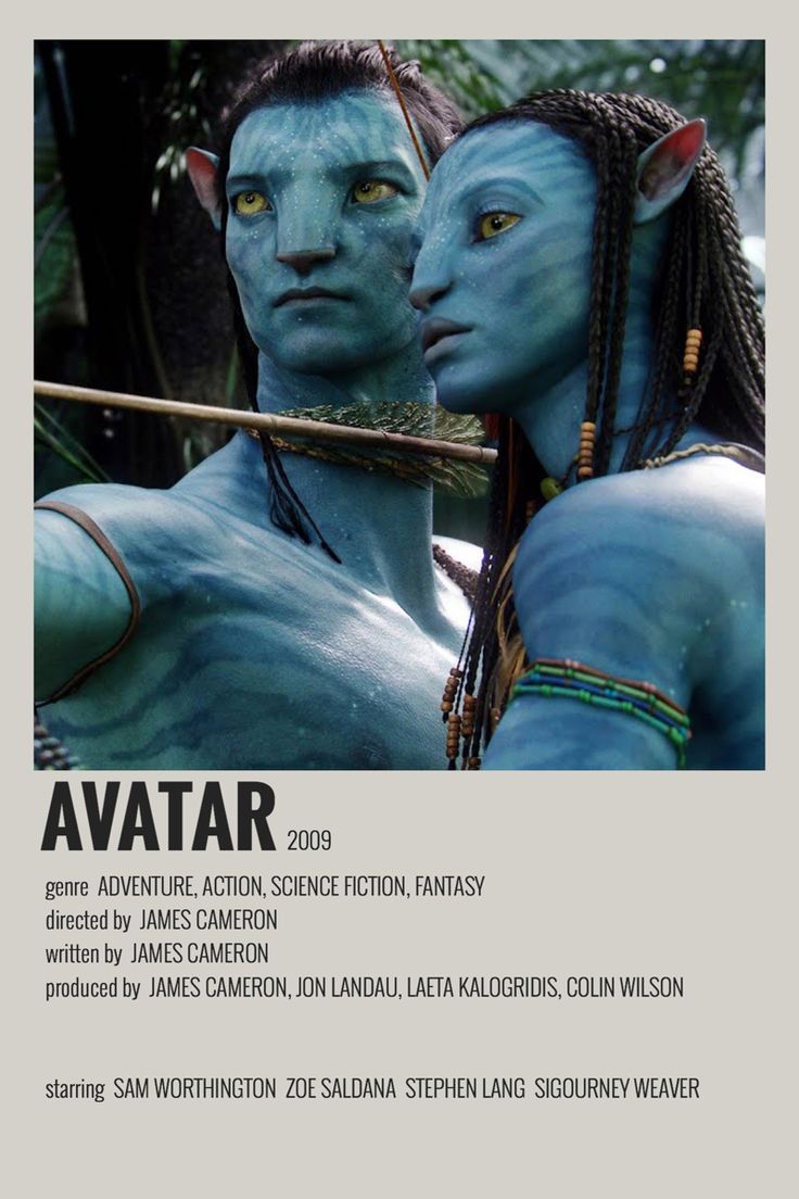 two avatars with blue paint on their faces and the words avatar 2009 written below them