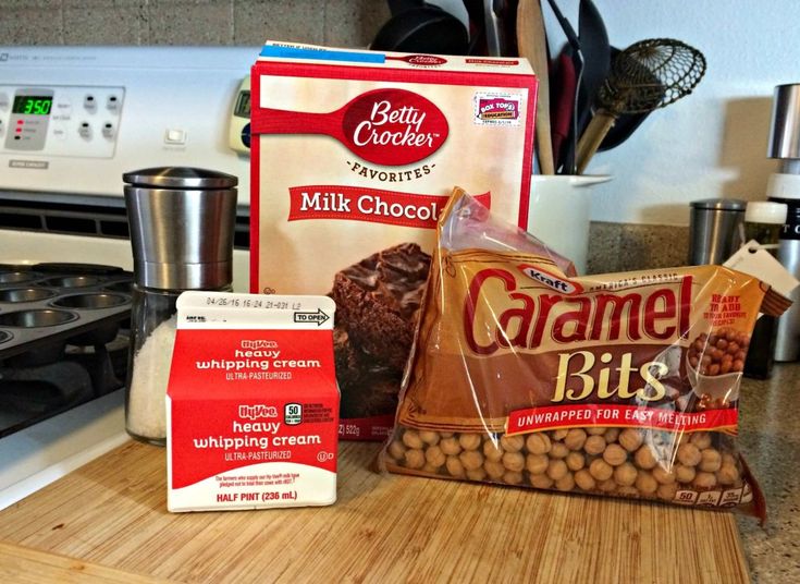 ingredients for chocolate cake sitting on top of a counter