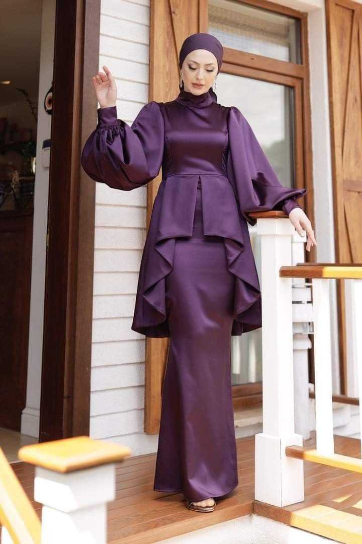 Dress Muslim Modern, Braidsmaid Dresses, Modest Dresses For Women, Simple Bridesmaid Dresses, Mode Kimono, Muslimah Dress, Dress Muslim, Islamic Dress, Mode Abaya