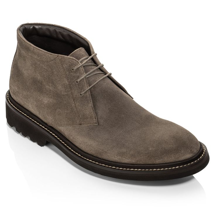 A chukka boot of distinction.  The style quotient is elevated by the welting detail and the padded collar.  Pair these with our Taupe Suede Belt.        * Crafted from Italian calf suede      * Air injected rubber lug sole for lightness      * Comfortable round toe last Formal Belts, Suede Chukka Boots, Suede Chukkas, Formal Accessories, Desert Boot, Chukka Boot, Suede Belt, Shoe Tree, Desert Boots