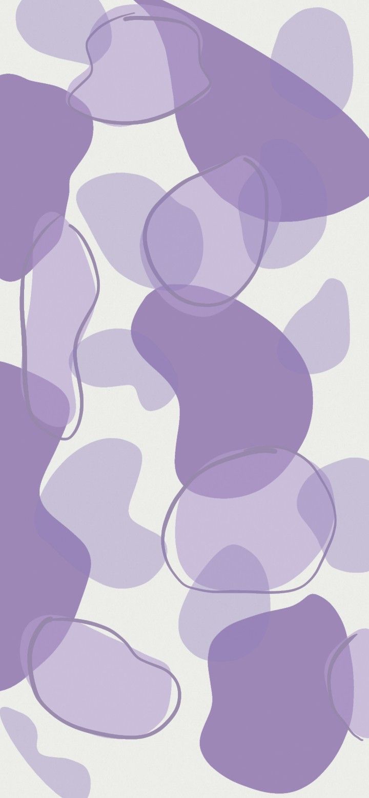 an abstract purple background with circles and lines