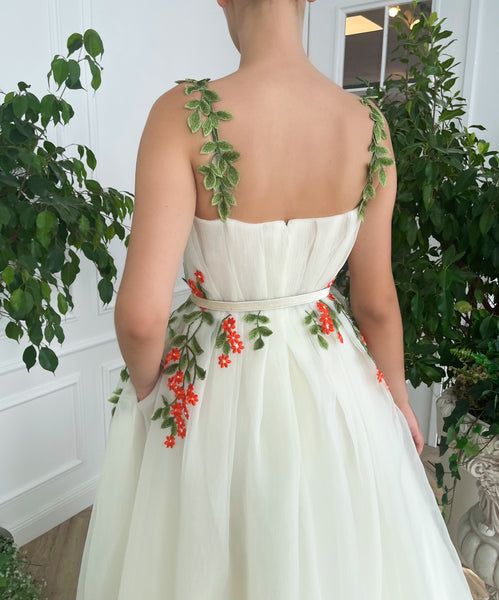 Forest Cottagecore, Prom Ballgown, Floral Prom Dress, Ethereal Dresses, Prom Dress Ball Gown, Teuta Matoshi, Velvet Belt, Special Occasion Gowns, Opera Ballet