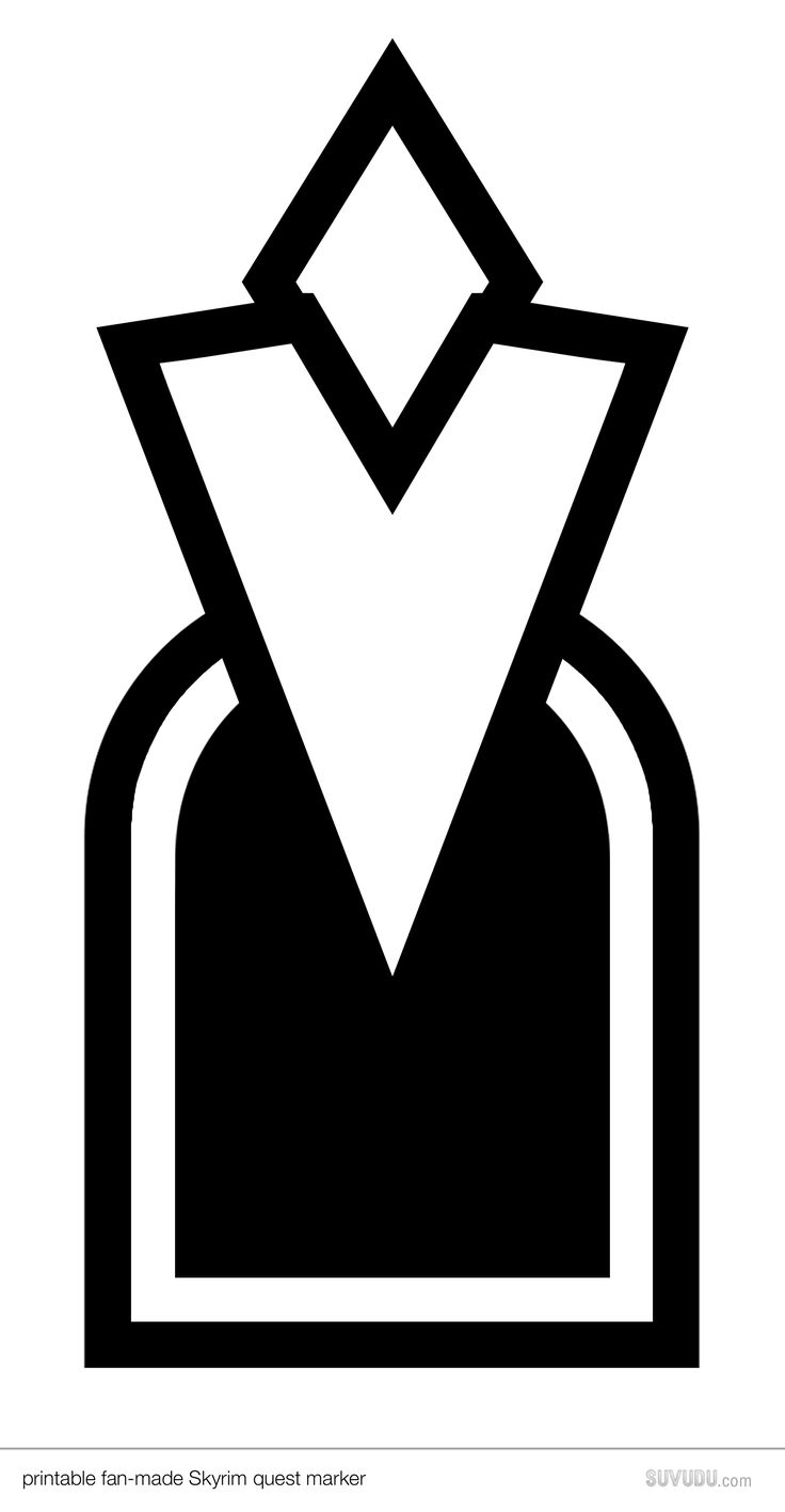 a black and white icon with an arrow