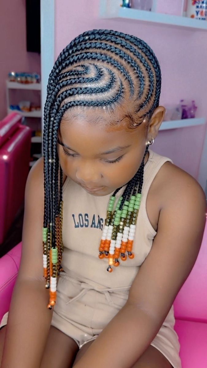 Kids Cornrow Hairstyles, Toddler Braided Hairstyles, Toddler Braids, Black Kids Braids Hairstyles, Kid Hair Styles, Cute Toddler Hairstyles, Kids Hairstyle, Kids Hair Styles, Lil Girl Hairstyles