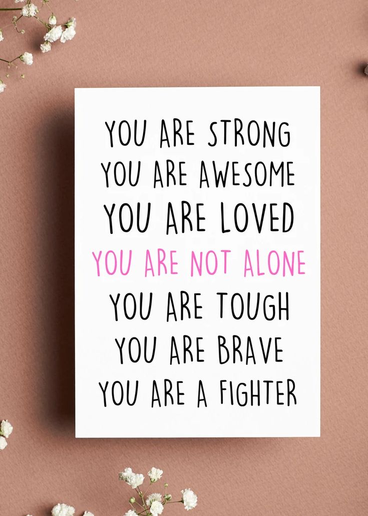 Cancer Awareness Greeting Card Encouragement Motivational - Etsy Encouragement Cards Handmade For Men, Uplifting Card Ideas, Motivational Greeting Cards, You Are A Fighter Quotes, Thinking Of You Support, Thinking Of You For Her, Words Of Encouragement For Someone Going Through Chemo, Encouraging Card Ideas, Thinking Of You Friend