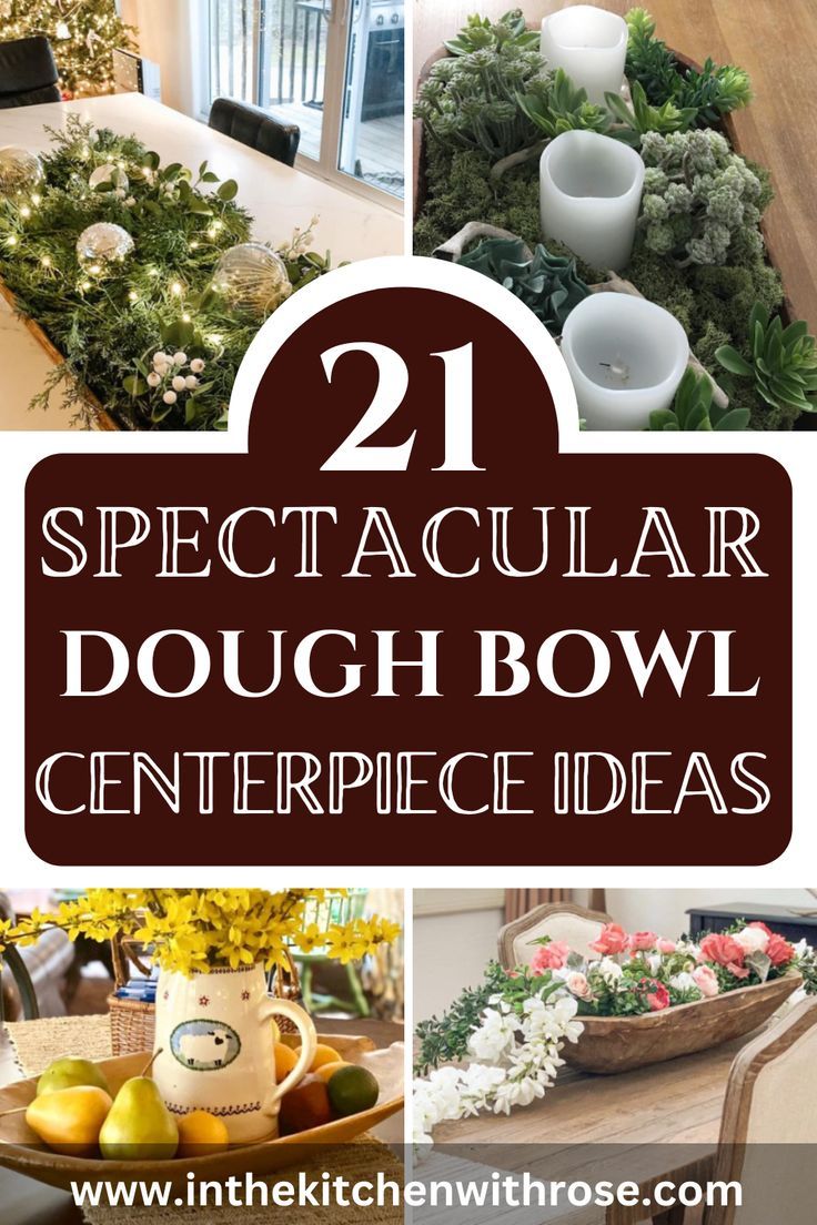 dough bowl Antique Dough Bowl Decorating Ideas, Dough Bowl Centerpiece Ideas, Winter Dough Bowl Decor, Everyday Dining Table Centerpiece, Bowl Centerpiece Ideas, Tray Centerpiece Ideas, Wooden Bowls Decor Ideas, Wooden Tray Centerpiece, Wooden Bowls Centerpiece