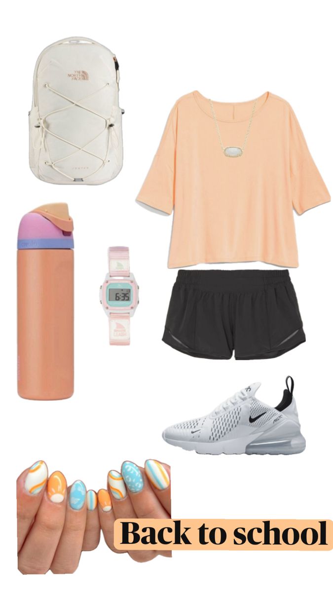 Preppy Acc, Cutest Outfits, Outfit Layouts, Simple Outfits For School, White Tennis Shoes, First Day Of School Outfit, Outfit Layout, Trendy Outfits For Teens, School Clothes