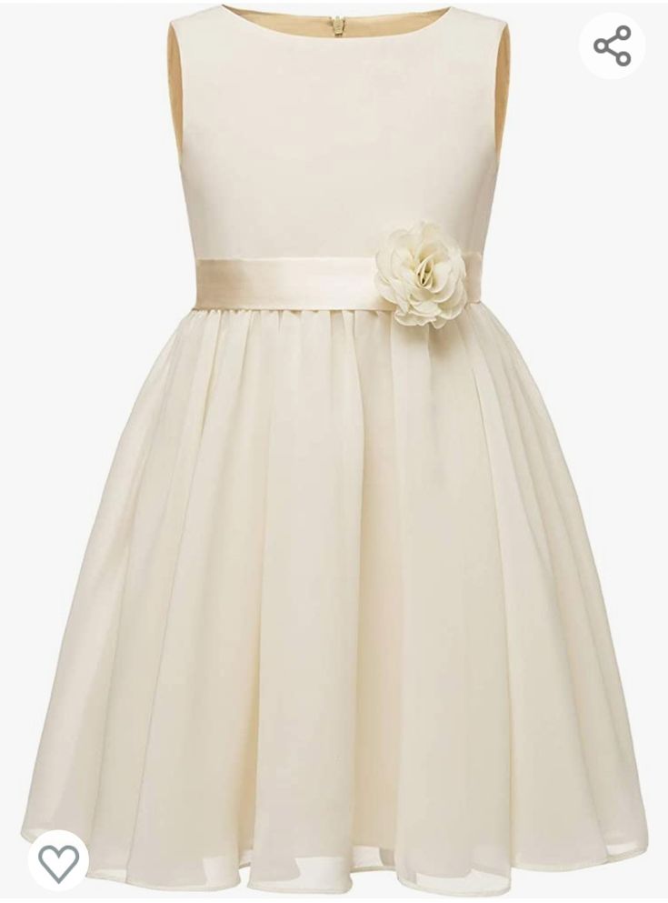 Simple Formal Dress, Summer Flower Girl Dresses, Chiffon Outer, Kids Summer Dresses, Cream Color Dress, 파티 드레스, Normal Clothes, Wedding Party Dress, Formal Dresses For Weddings