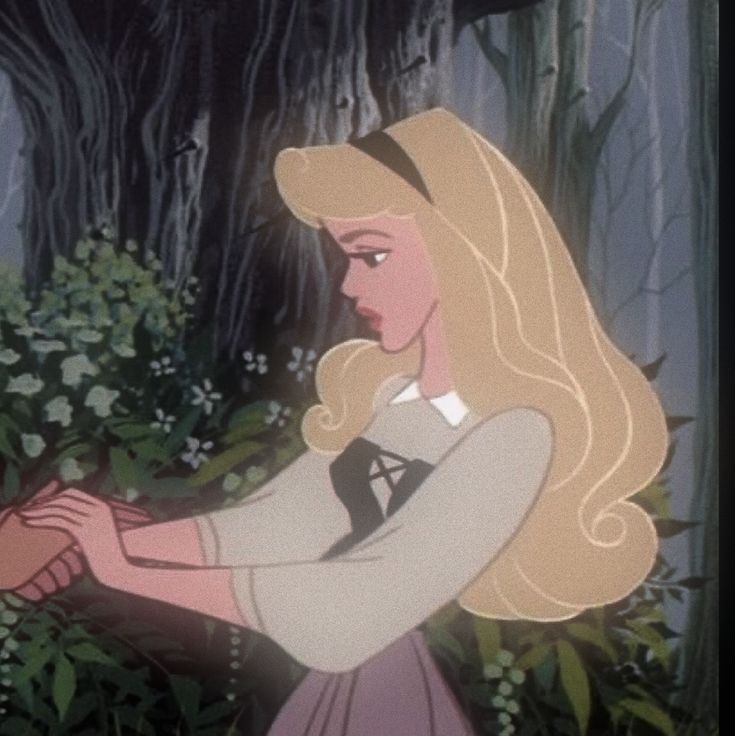 In The Woods, A Girl, Blonde Hair, Blonde, Disney, Hair