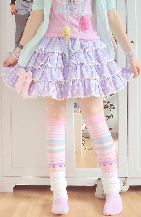 Fairy Kei Fashion, Estilo Harajuku, Kei Fashion, Pastel Fashion, Kawaii Fashion Outfits, Kawaii Dress, Grunge Goth, Japanese Street Fashion, Imagine Dragons