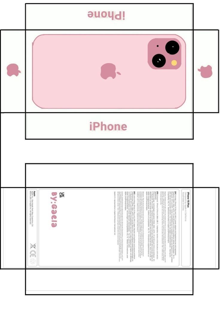 an iphone case is shown with the instructions for how to make it look like they are in