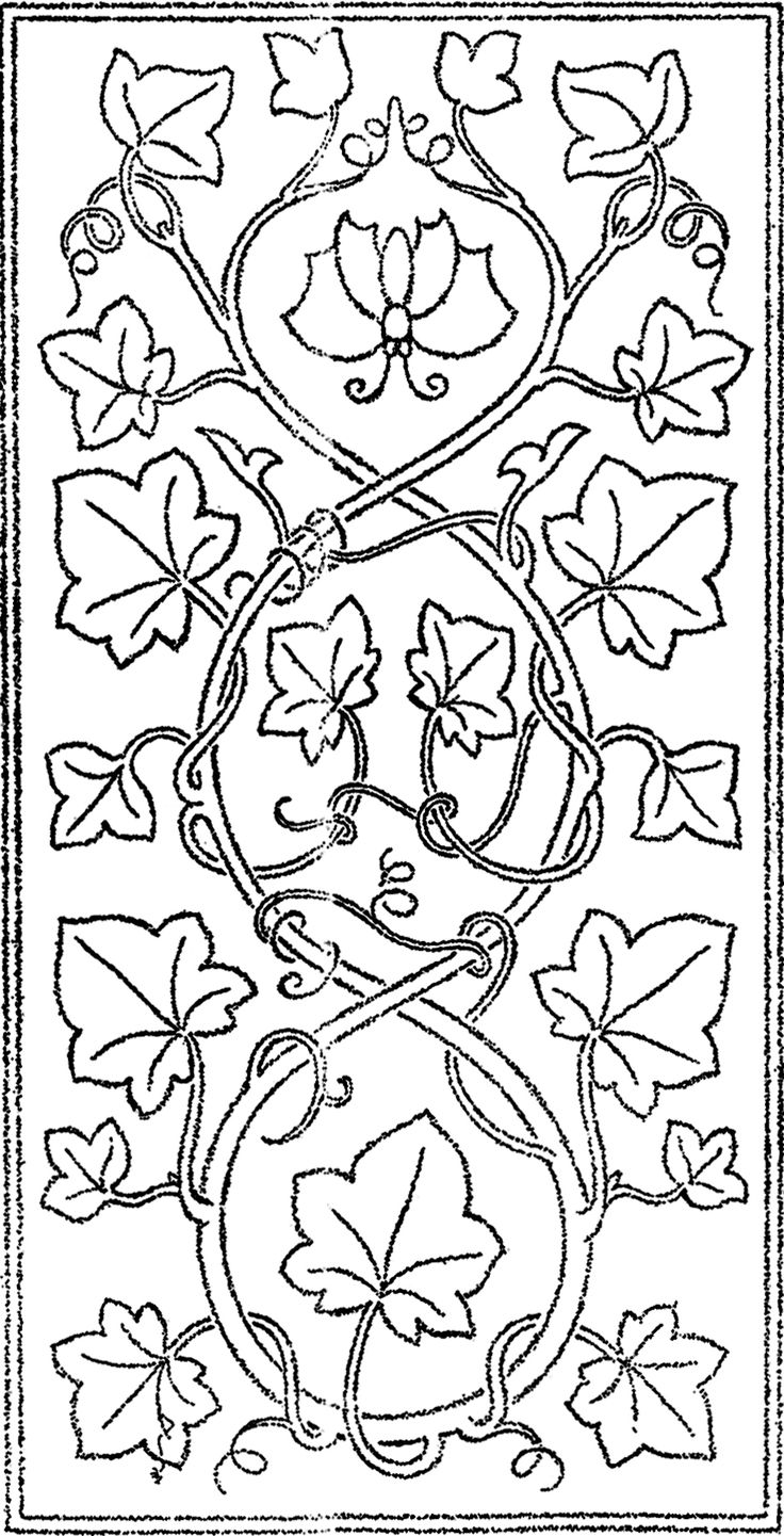 a black and white drawing of shamrocks with leaves on the border, vintage line drawing or engraving illustration