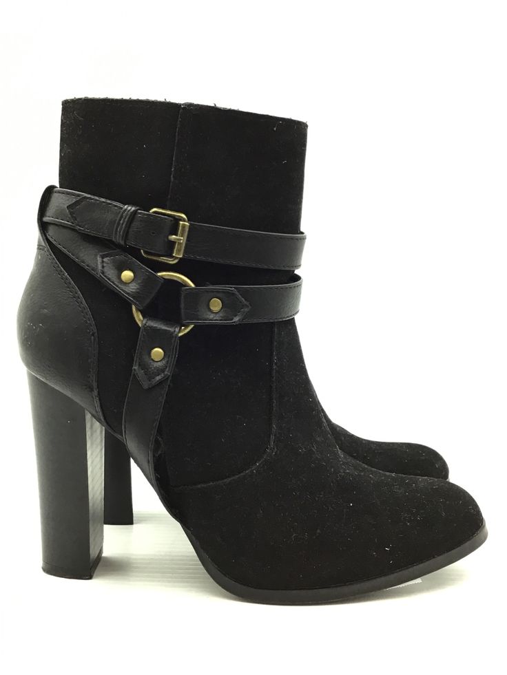 Brand: SHOEDAZZLE Style: BOOTS ANKLE HEELS Color: BLACK Size: 7 SKU: 319-319023-16518 CONDITION: GENTLY USED Black Mid-calf Boots For Winter, Medium Width, Black Mid-calf Boots Medium Width For Winter, Winter Ankle Strap Heeled Boots With Reinforced Heel, Black Ankle Boots With Buckle Closure, Winter Black Booties With Reinforced Heel, Black High Heel Mid-calf Boots For Winter, Ankle-high Heeled Boots With Buckle Closure, Black Winter Boots With Stacked Heel, Winter Platform Boots With Buckle Closure And Closed Toe