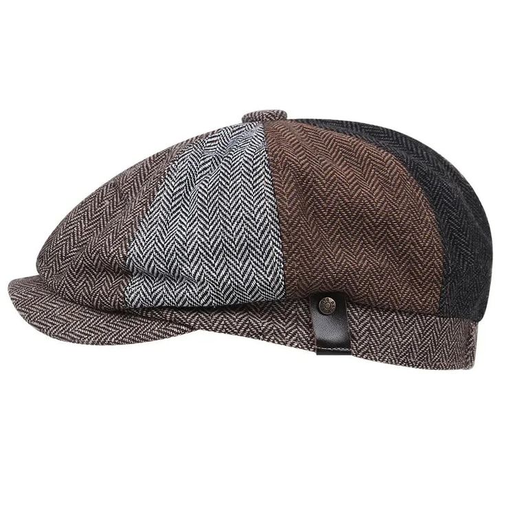 The Peaky Blinders-inspired Hat, a nod to the iconic and timeless fashion associated with the popular television series. Channel the rugged elegance of the Shelby clan with this classic accessory that effortlessly combines style and attitude.Key Features: Distinctive Design: Embrace the distinct style of the Peaky Blinders with our hat featuring the signature flat cap design. The bold and charismatic look captures the essence of the roaring twenties, adding a touch of historical flair to your ensemble. Quality Craftsmanship: Meticulously crafted from high-quality materials, our Peaky Blinders Hat ensures durability and comfort. The attention to detail in the stitching and construction reflects the authenticity and timeless appeal of this classic accessory. Comfortable Fit: Designed for com Classic Brown Baseball Cap, Classic Flat Cap Baseball Cap For Fall, Classic Flat Cap Baseball Hat For Fall, Classic Fall Flat Cap Baseball Cap, Classic Short Brim Beret For Fall, Casual Brown Brimmed Beret, Classic Adjustable Baseball Cap For Fall, Classic Winter Baseball Cap, Classic Brown Flat Cap