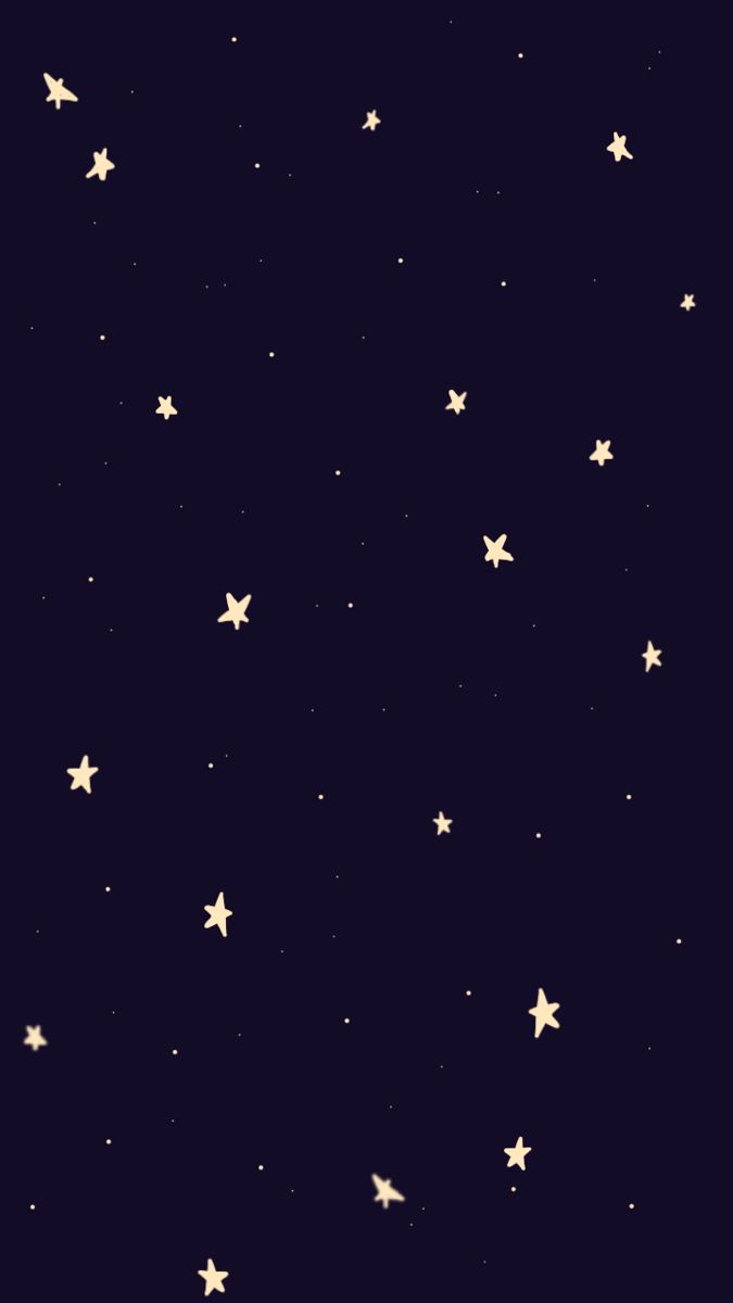 the night sky is filled with white stars