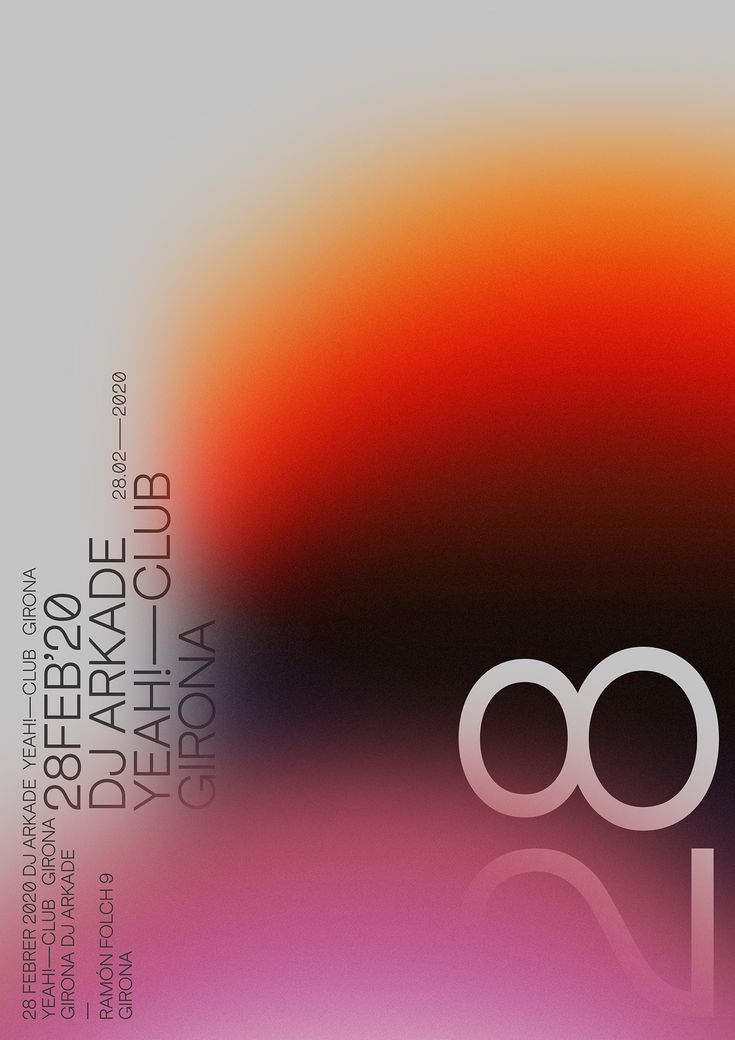 an abstract poster with the word boo on it's back side, in white and pink