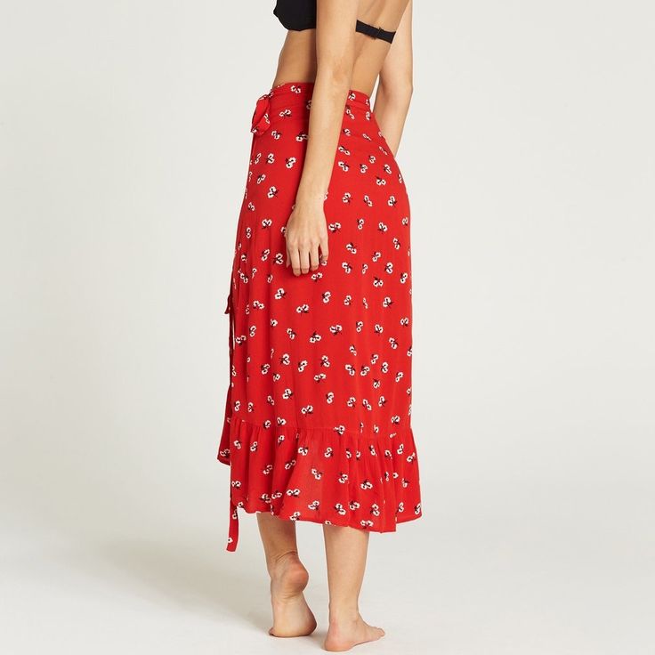 Omgg Soo In Love With This Print!! Midi Cut Skirt Lovvve The Tier Hem!! Ties At Waist Soo Soft And Comfy On!! Length - 30” In The Back Sold Out Style . Tons Of Surf/Skate/Snow Gear In My Closet! Soo Many Bikinis And One Pieces!! Lemme Know If You Need Help Starting A Bundle!! Make Sure To Check Out The Rest Of My Page And Don’t Be Afraid To Ask Me Any Questions! - Makita Red Beach Skirt, Red Floral Print Maxi Skirt For Beach, Red Beach Midi Skirt, Red Non-stretch Bohemian Skirt, Bohemian Red Non-stretch Skirt, Tie Dye Maxi Skirt, Blue Maxi Skirt, Maxi Skirt Boho, Tie Dye Maxi