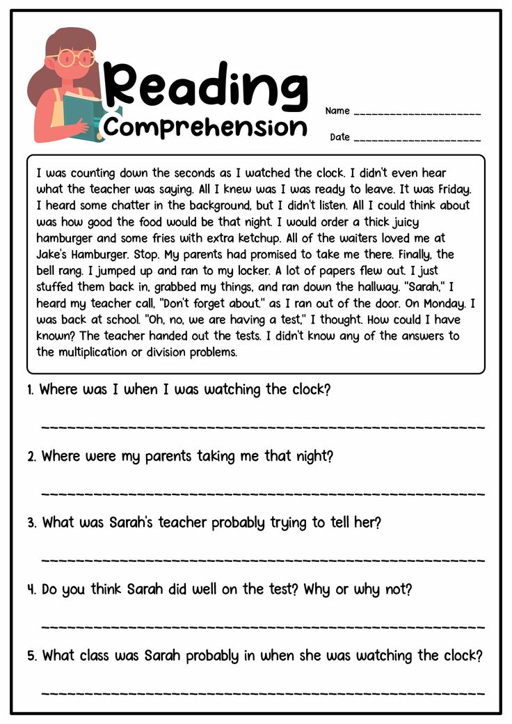 reading worksheet for grade 1 students with answers and examples to help them learn