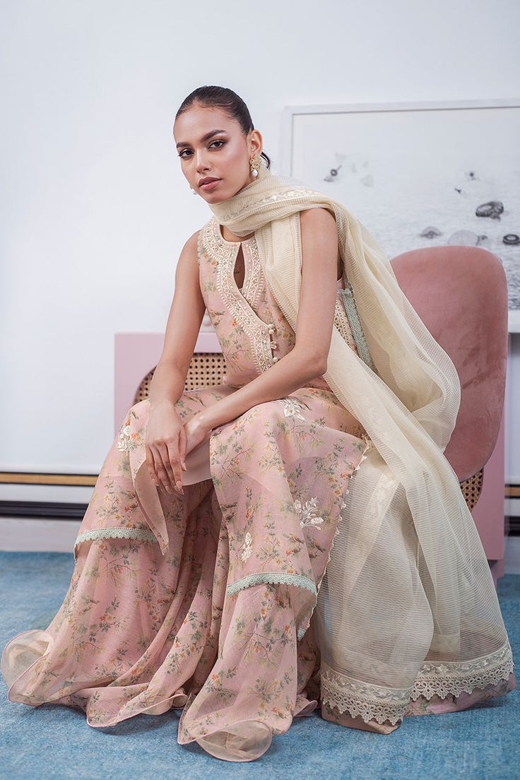 Shebnem – Sania Maskatiya International Overlapping Neckline, Eid 2024, Sania Maskatiya, Motivation Study, Long Kurta, Embroidered Motifs, Desi Clothes, Pakistani Dress, Website Features