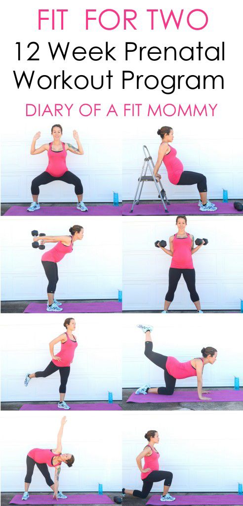 a woman doing exercises with dumbbells on her chest and arms, in the middle of