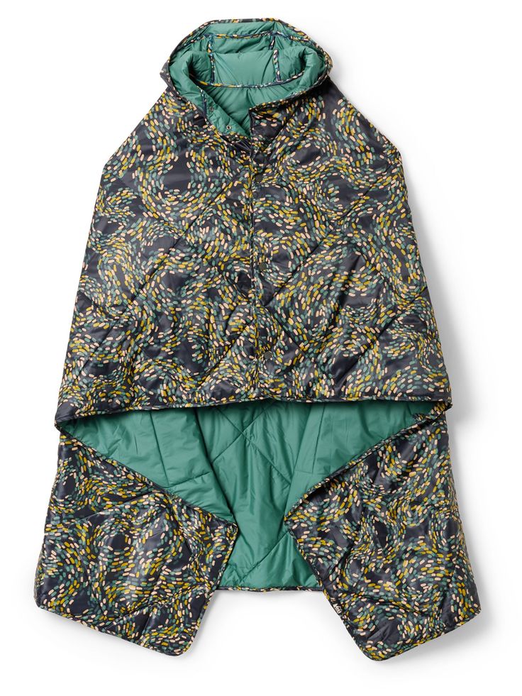 Designed to perform stay-warm wizardry  the REI Co-op Campwell camp wrap is a wearable blanket with a generous built-in hood. Now the coziest spot in camp is wherever you are. Needs Vs Wants, Tide Pool, Camping Stuff, Camping Blanket, Wearable Blanket, Camping Gifts, And So The Adventure Begins, Camping And Hiking, Rei Co-op