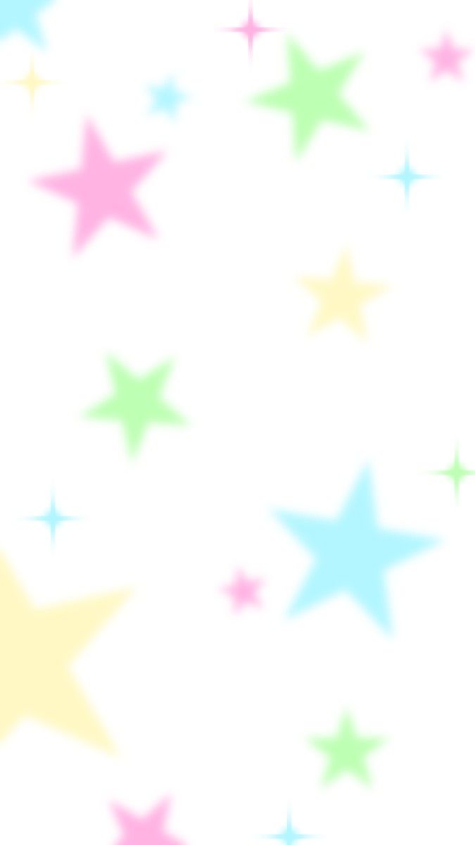 colorful stars are scattered on a white background