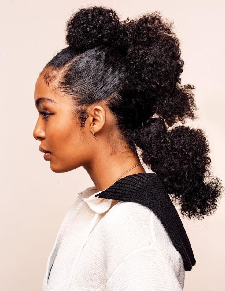 natural hair style inspo Yara Shahidi Hairstyles, Natural Hair Ponytail, Cabello Afro Natural, Yara Shahidi, Hair 2018, Hair Ponytail Styles, Natural Hair Inspiration, Hair Crush, Ponytail Styles