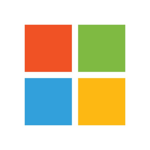 the logo for microsoft's windows phone app, which is designed to look like an orange and blue square