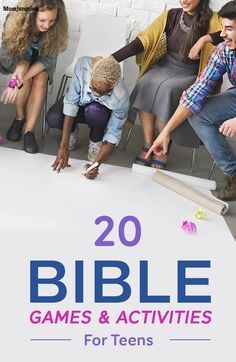 20 Fun Bible Games And Activities For Teens                                                                                                                                                                                 More                                                                                                                                                                                 More Bible Games For Youth, Teen Bible Study, Bible Study Activities, Youth Bible Study, Teen Ministry, Youth Lessons, Sunday School Games, Church Games, Youth Group Activities