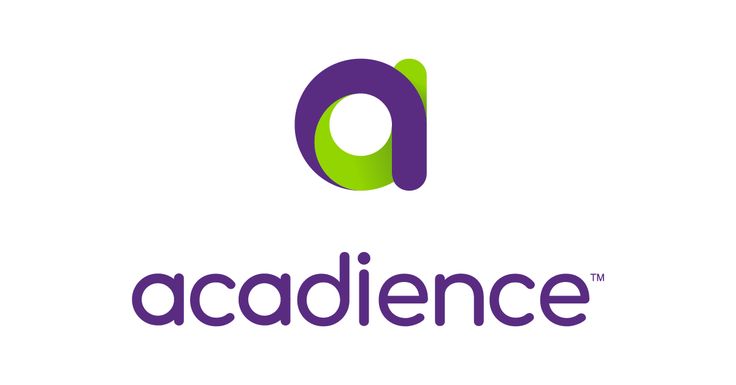 the logo for an appliance company, with purple and green letters on it