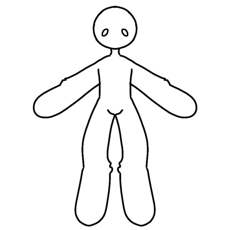 a black and white drawing of a person with one leg in the shape of a teddy bear