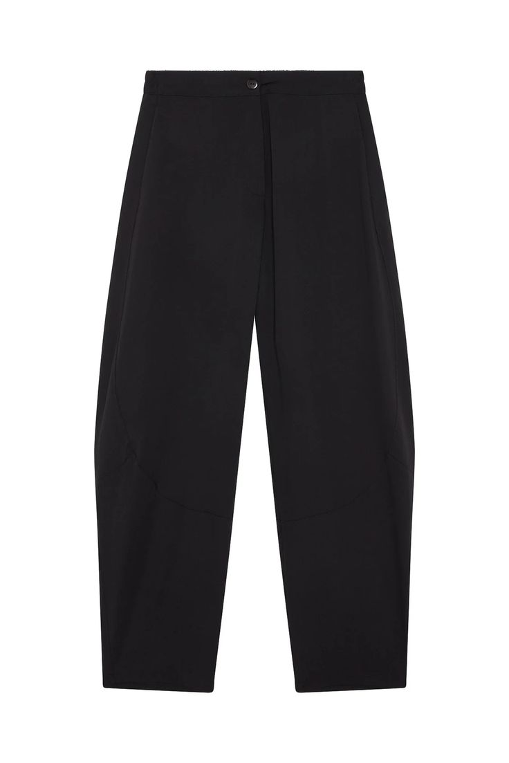 The Wide-ish Pants – Ruti Black Stretch Tapered Leg Pants, Black Comfort Stretch Straight Pants, Black Straight Leg Elastane Sweatpants, Black Comfort Stretch Straight Leg Pants, Comfort Stretch Black Ankle-length Pants, Black Elastane Pants For Loungewear, Black Elastane Lounge Pants, Black Comfort Stretch High-waisted Pants, Black Comfort Stretch Pants With Pockets