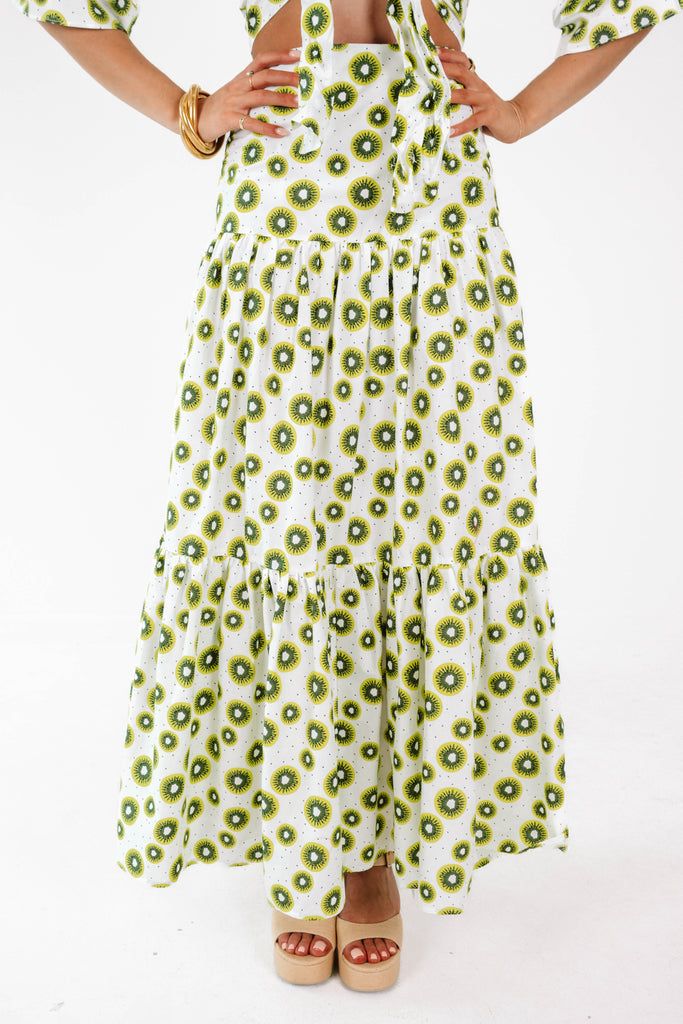 Covered In Kiwi Midi Skirt - Green Kiwi Outfit, Outfit Making, Green Skirt, Matching Top, Kiwi, Your Outfit, Midi Skirt, Your Style, Skirt