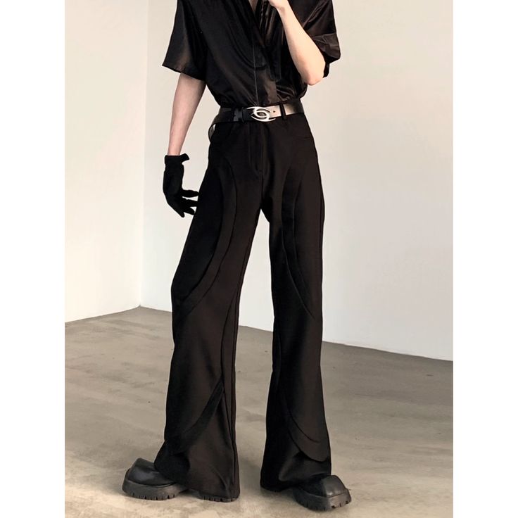 WN7045
■size(cm)





Length


Waist


Hip




S


106


74


98




M


107.2


78


102




L


108.4


82


106




XL


109.6


86


110




■model
175cm 50kg S Black Fitted Straight Pants, Fitted Streetwear Pants, Edgy Black Straight Leg Pants, Modern Fitted Pants For Streetwear, Edgy Winter Bottoms With Relaxed Fit, Edgy Relaxed Fit Winter Bottoms, Fitted Solid Color Pants For Streetwear, Fitted Solid Pants For Streetwear, Modern Black Pants For Fall