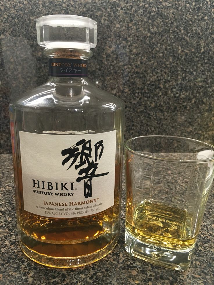 HIBIKI Suntory Whisky Japanese Harmony 43% Alc by Vol (86 Proof) 750ml Hibiki Whisky, Suntory Whisky, I Need A Drink, Japanese Whisky, Alcohol Aesthetic, Single Malt Whisky, Cartoon Wallpaper Iphone, Malt Whisky, Scotch Whisky