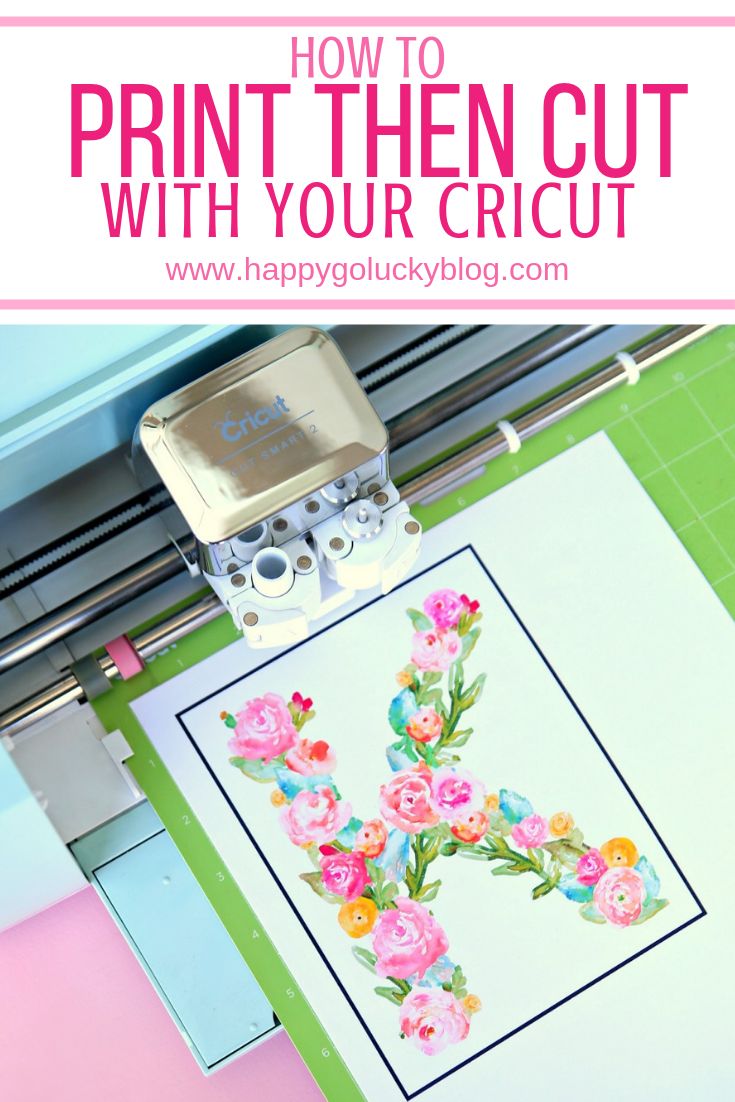 a paper cutting machine with the text how to print then cut with your cricut