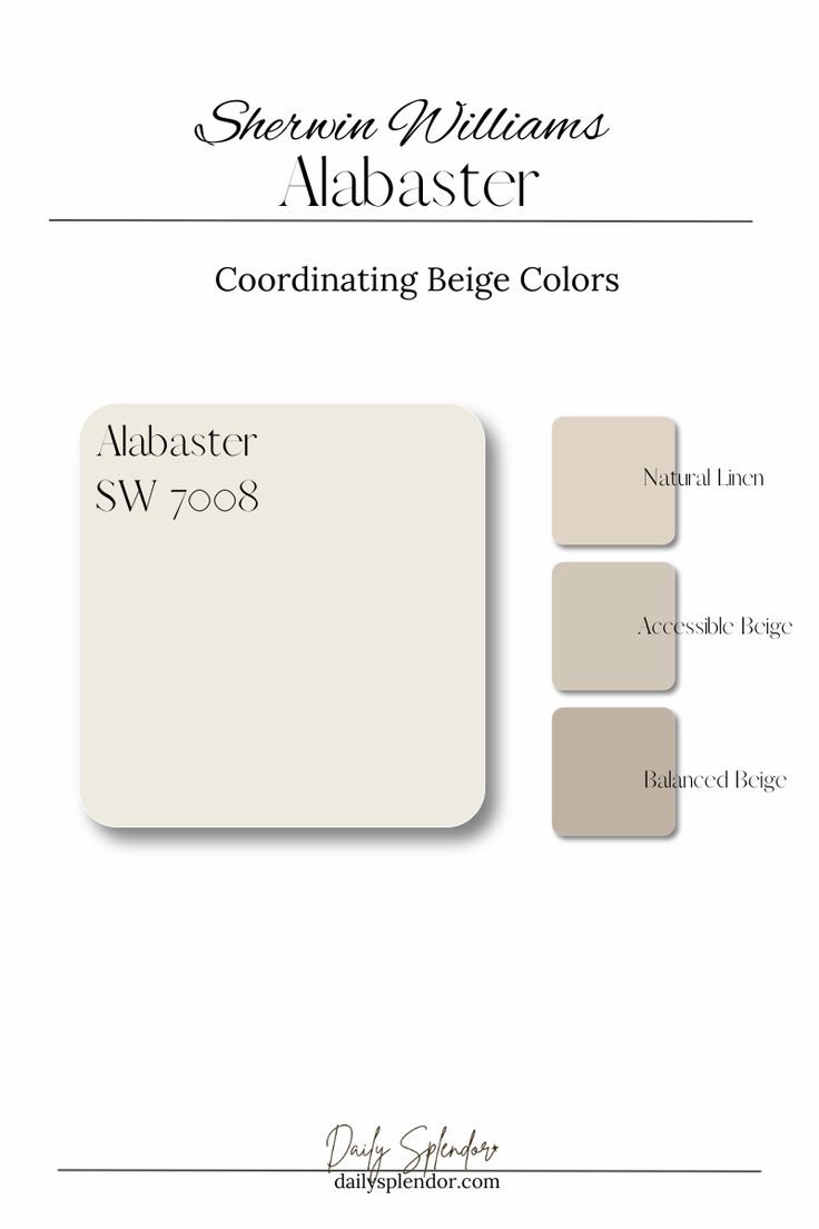 the color scheme for sheryln williams's valbasser coordinating beige colors