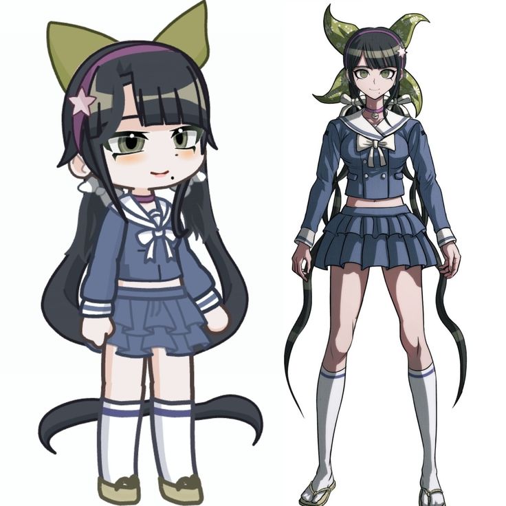 𝑫𝒂𝒏𝒈𝒂𝒏𝒓𝒐𝒏𝒑𝒂 Tenko Chabashira Official Art, Danganronpa Illustrations, Danganronpa Outfit Ideas, Danganronpa Tenko, Danganronpa Mastermind, Danganronpa Gacha, Tenko Chabashira, Kubz Scouts, Gacha Designs