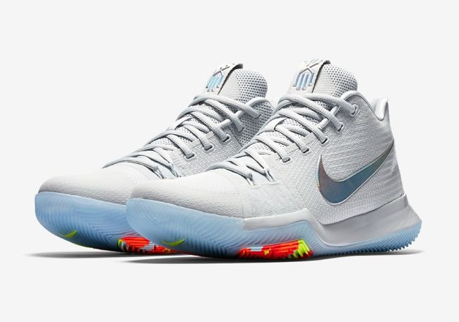 nike kyrie 3 iridescent swoosh Vball Shoes, Kyrie Shoes, Vb Shoes, Zapatillas Nike Basketball, Irving Shoes, Kyrie Irving Shoes, Hoop Shoes, Bball Shoes, Nike Kyrie 3