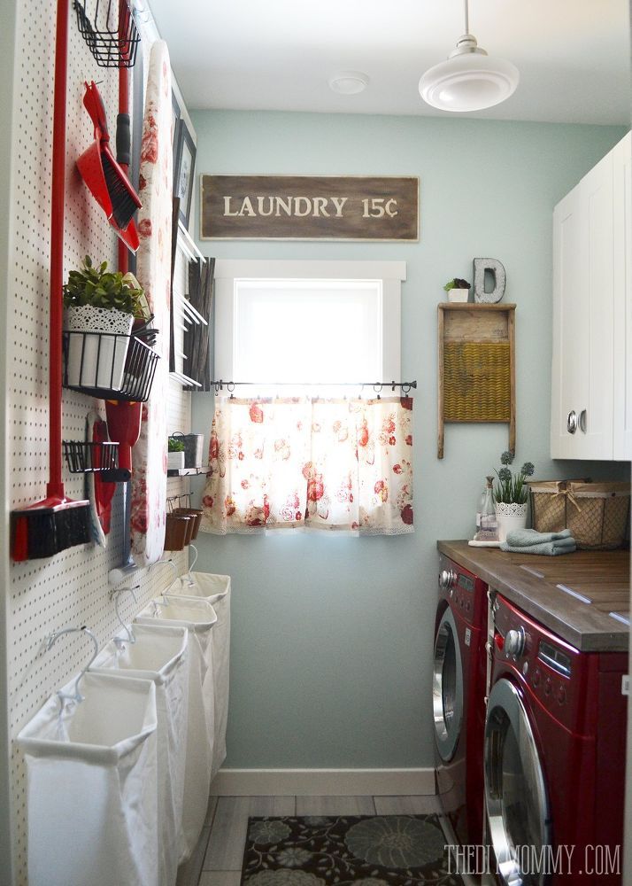 the laundry room is clean and ready for us to use