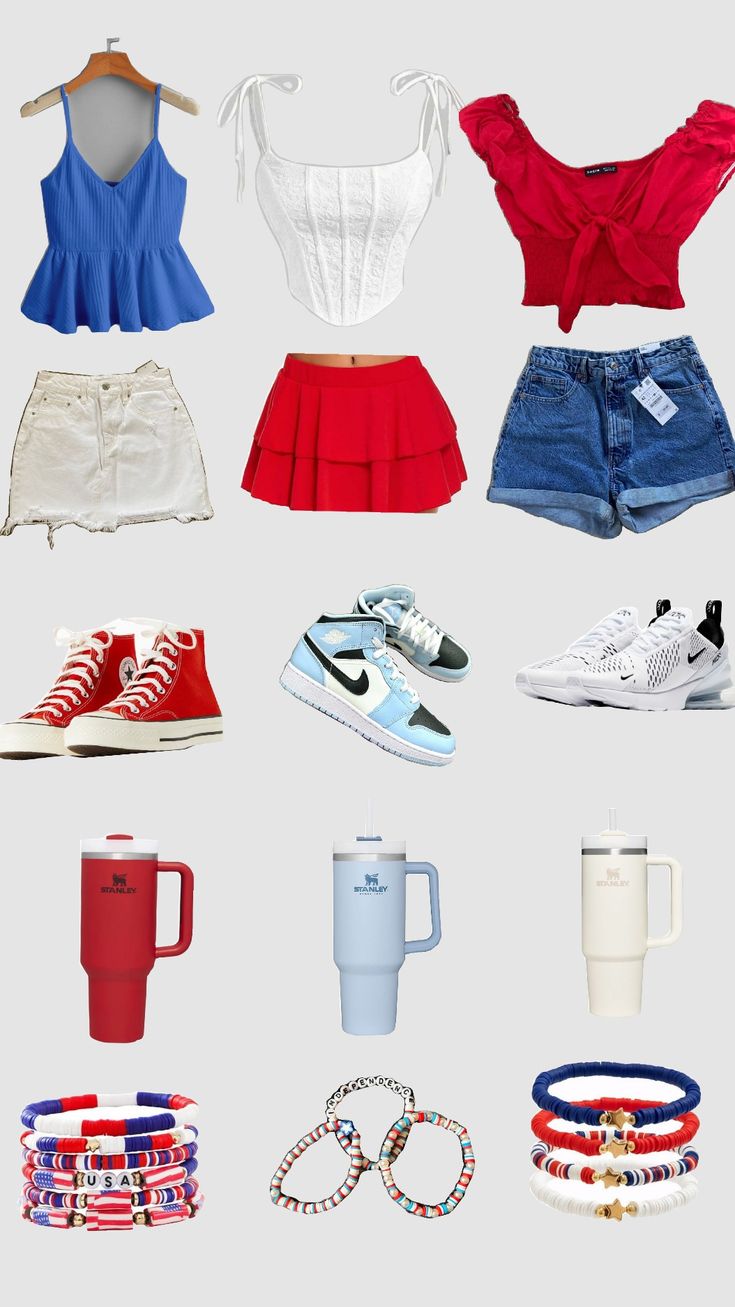 Pick ur 4th of July outfit! Forth Of July Outfits Aesthetic, Cute Fourth Of July Outfits, 4th Of July Fits, Church Camp Outfits, 4th Outfits, Fourth Of July Outfits, Camp Outfits, July Outfits, 4th Of July Outfit