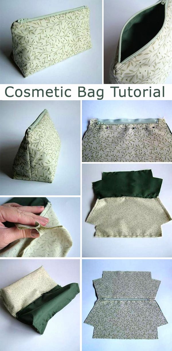 Straight Sided Triangular Cosmetic Bag Tutorial Cosmetic Bag Sewing Pattern, Diy Cosmetic Bag, Cosmetic Bag Diy, Shaped Purses, Bag Making Patterns, Cosmetic Bags Diy, Cosmetic Bag Tutorial, Diy Toiletries, Makeup Bag Pattern