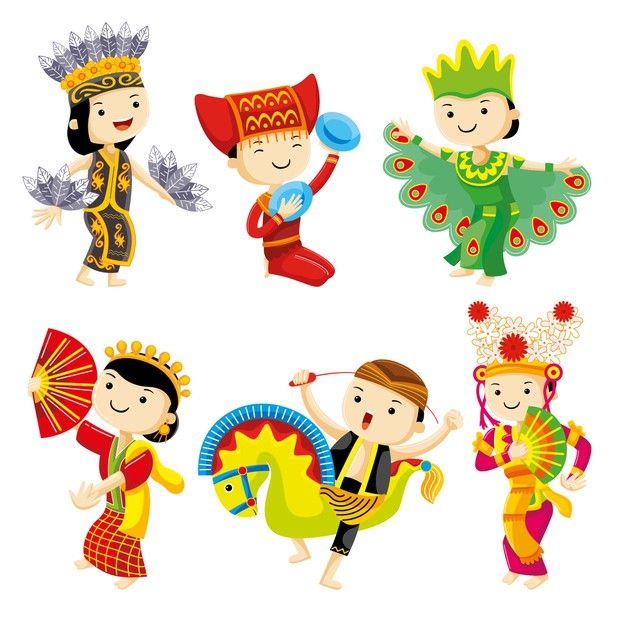 children in traditional chinese costumes performing various dances